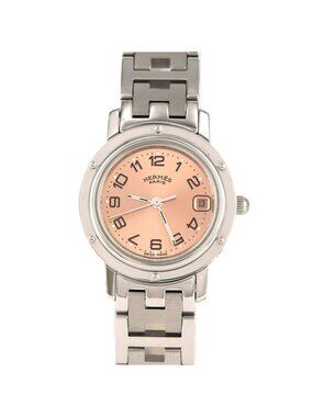 Hermes SS Quartz Bracelet Watch